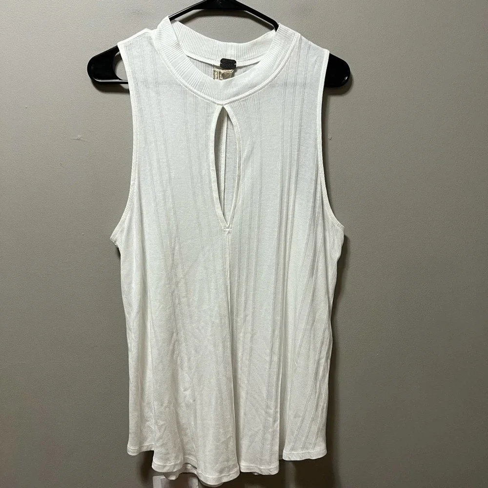 We the‎ Free People Faye Keyhole Tank Top Size Large